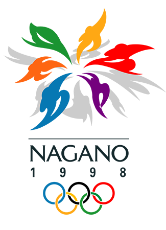 Olympics logo Nagano Japan 1998 winter